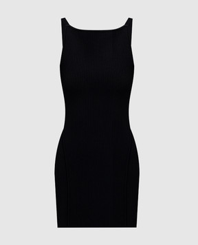 Max Mara Sportmax Чорна сукня MONVISO з відкритою спиною MONVISO