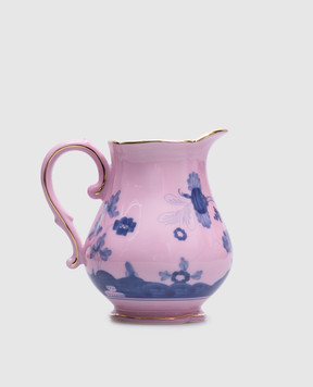 Ginori 1735 Розовый фарфоровый молочник из коллекции Oriente Italiano 003RG00FLT000G00124500