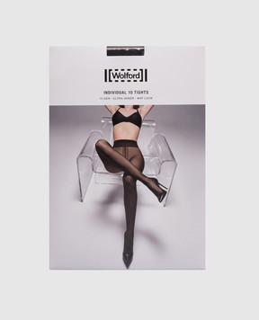 Wolford Черные колготки 10 den 18382