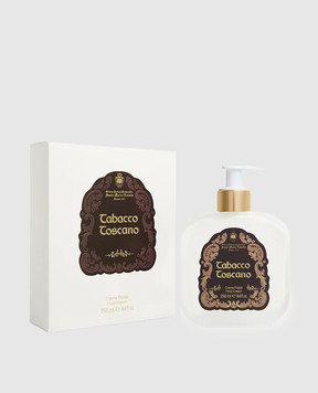 Santa Maria Novella Мужской крем-флюид для тела Tabacco Toscano в стеклянной емкости с дозатором 250 мл 3181202