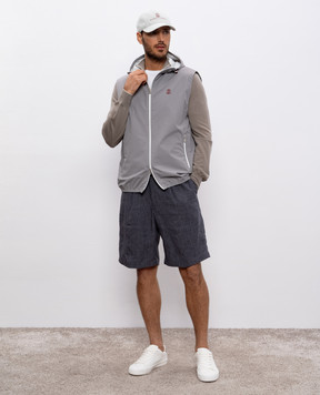 Brunello Cucinelli Коричневый кардиган из шерсти и кашемира M2400106
