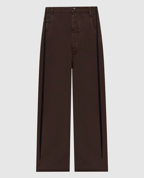 Ann Demeulemeester Коричневые джинсы Polly B0012260FA038