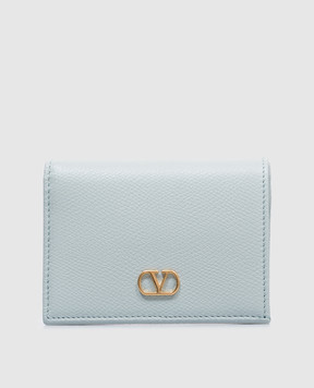Valentino Зелене шкіряне портмоне з логотипом 6W2P0AJ3SNP