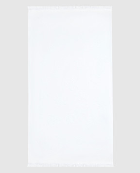 Vilebrequin Белое полотенце TURTLES JACQUARD STHU1201w