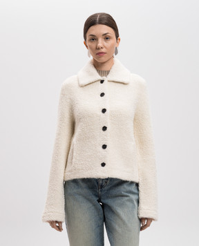 PROENZA SCHOULER Біла куртка Sylvie з вовною R2517219KY346