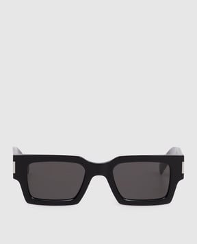Saint Laurent Черные очки 572 с логотипом 736432Y9956