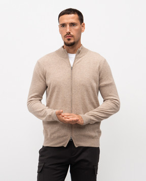 Cashmere&Whiskey Бежевий кардиган з кашеміру MU8671312341R