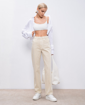 SLVRLAKE Бежеві джинси London LNDJ407POYST
