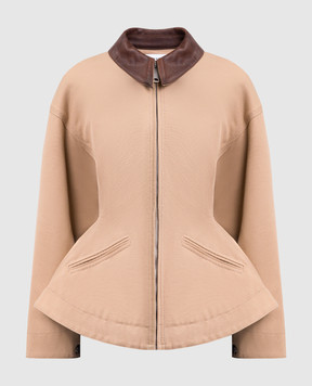 Alexander McQueen Бежева куртка 801039QFAA2