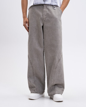 Heliot Emil Серые джинсы Basalt M10189WASHEDGREY