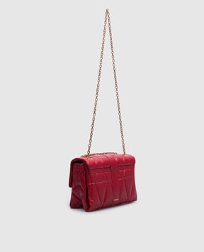 Versace Червона шкіряна сумка-месенджер Medusa 10159641A12973