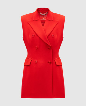 Ermanno Scervino Червоний двобортний жилет D466N322ILM