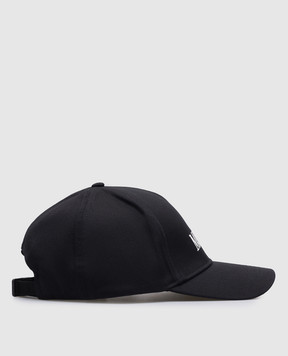 Moncler Черная кепка с вышивкой логотипа J20913B000350U082