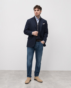 Brunello Cucinelli Синий кардиган M2900106