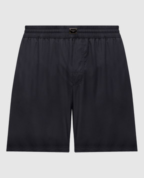 Dolce&Gabbana Сірі шорти для плавання з логотипом M4F36TONR46