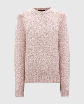 Loro Piana Розовый свитер с кашемиром и шелком. FAO5750