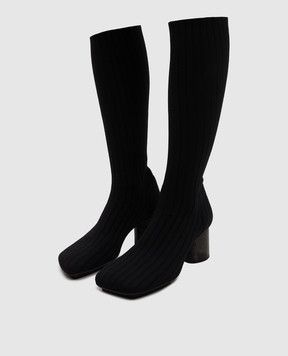 UMA WANG Черные ботильоны Stone Socks US9792