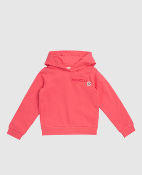 Moncler ENFANT Дитяче рожеве худі з логотипом K29548G00015899PS12