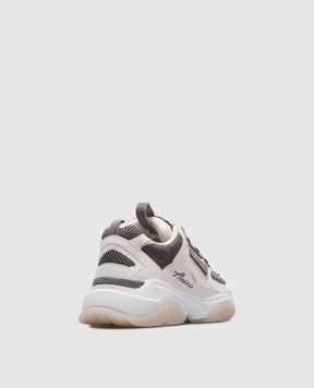 AMIRI Білі комбіновані кросівки Bone Runner AMFOSR1091
