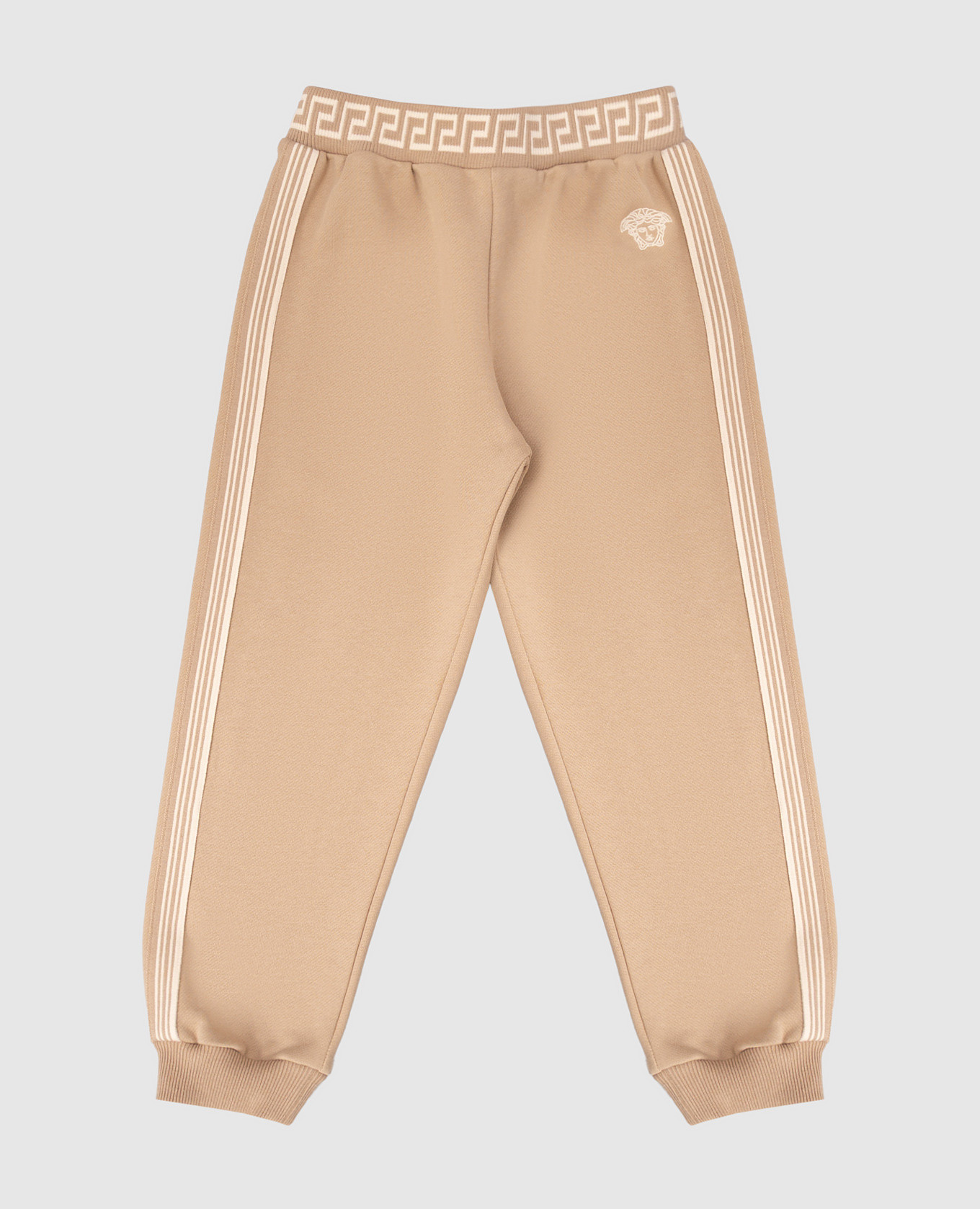 Детские бежевые джоггеры Greca