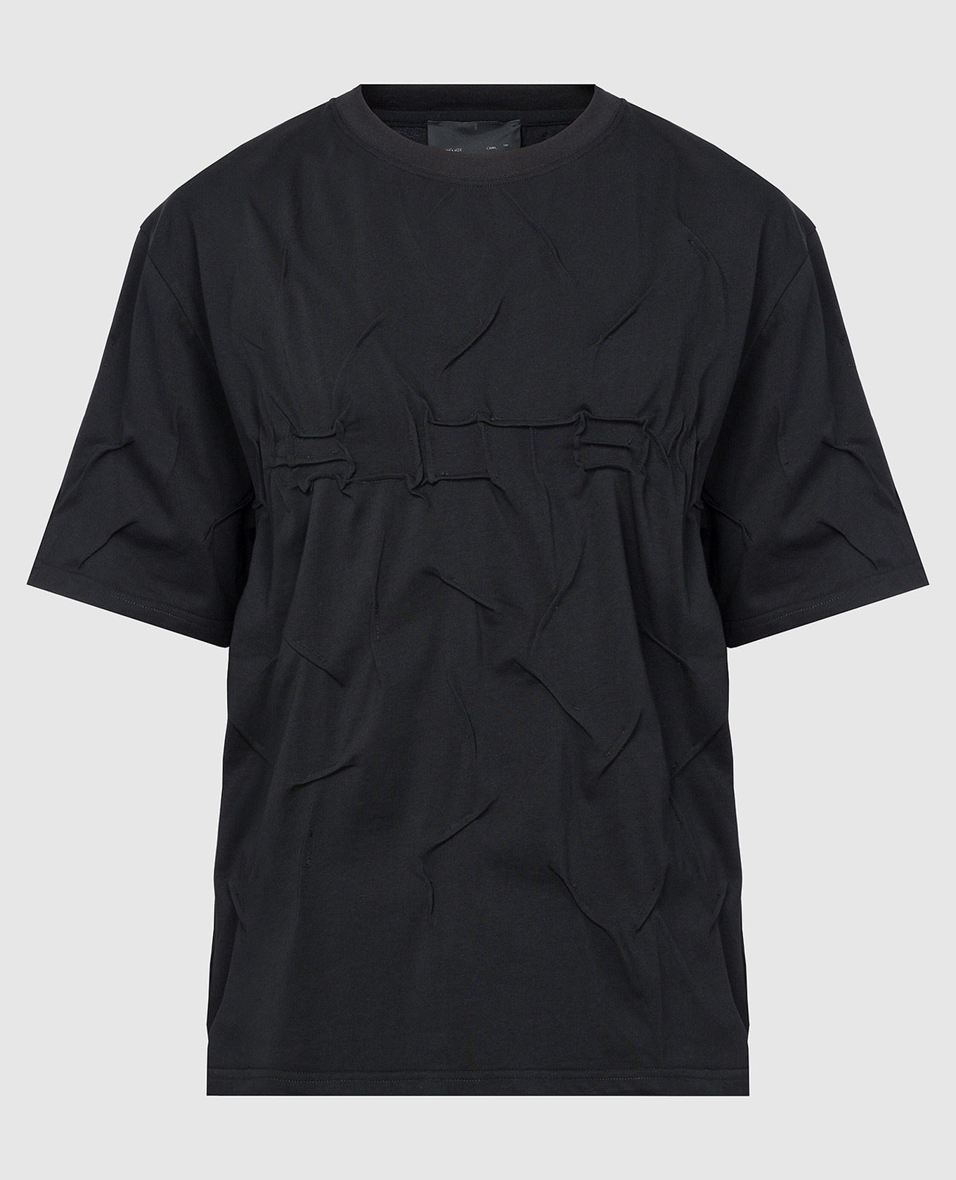 

Черная футболка Pluviose с молниями, Черный, Футболки