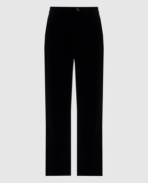 Saint Laurent Чорні оксамитові штани 825007Y580T