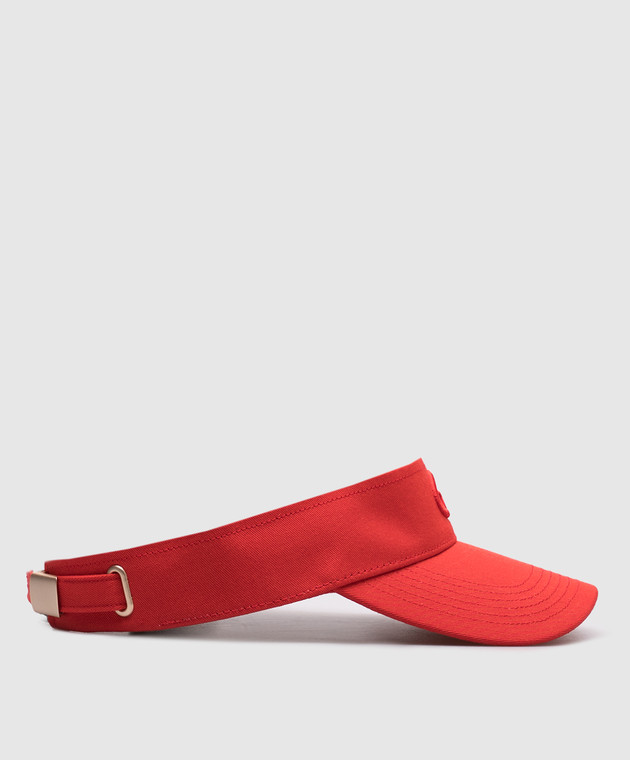 Goldbergh Красный козырек с вышивкой монограммы логотипа GB61102251 изображение 3