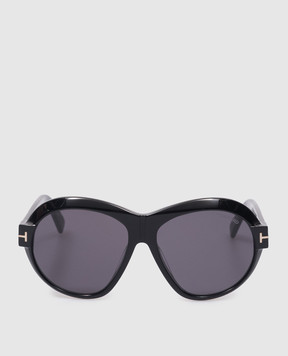 Tom Ford Чорні сонцезахисні окуляри INGER з логотипом FT1113