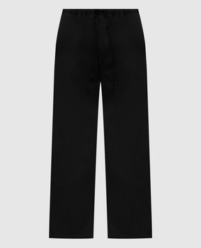 Maison Margiela MM6 Чорні джинси з логотипом SH2KA0030S30653