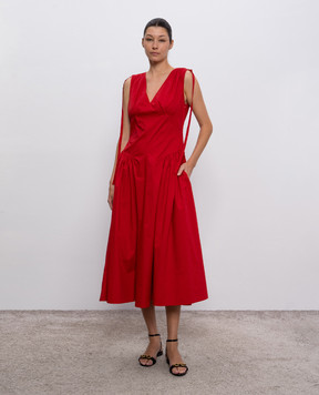 PROENZA SCHOULER Червона сукня міді Clayton WL2523534SC080