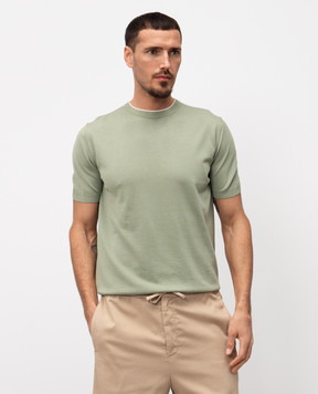 Canali Зеленая футболка MK02261C1050