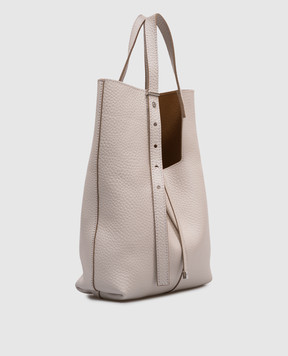 Gianni Chiarini Бежевая кожаная сумка-тоут AVA BS11315RNGDBL