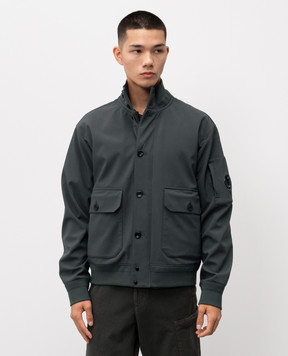 C.P. Company Зелена куртка з логотипом MOW003A006097A