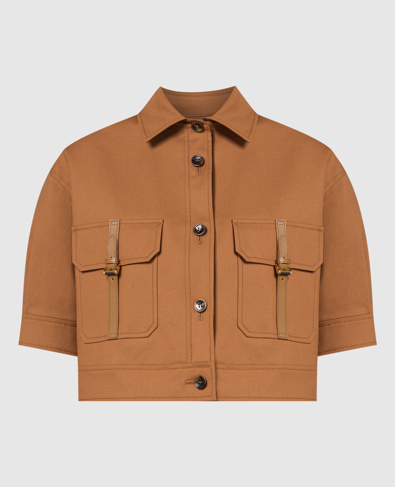 

Коричневая укороченная куртка AGIATE, Коричневый, Куртки