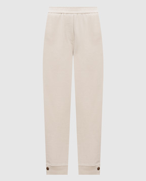 Brunello Cucinelli Бежевые спортивные штаны MN05NSO199