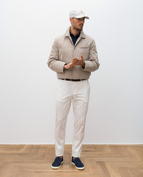 Brunello Cucinelli Белые чиносы M289LI1770