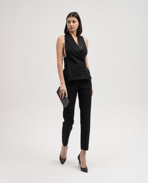 Dolce&Gabbana Черные брюки с шерстью FTAM0TFU28J