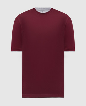 Brunello Cucinelli Футболка с эффектом наложения слоев M0B137427