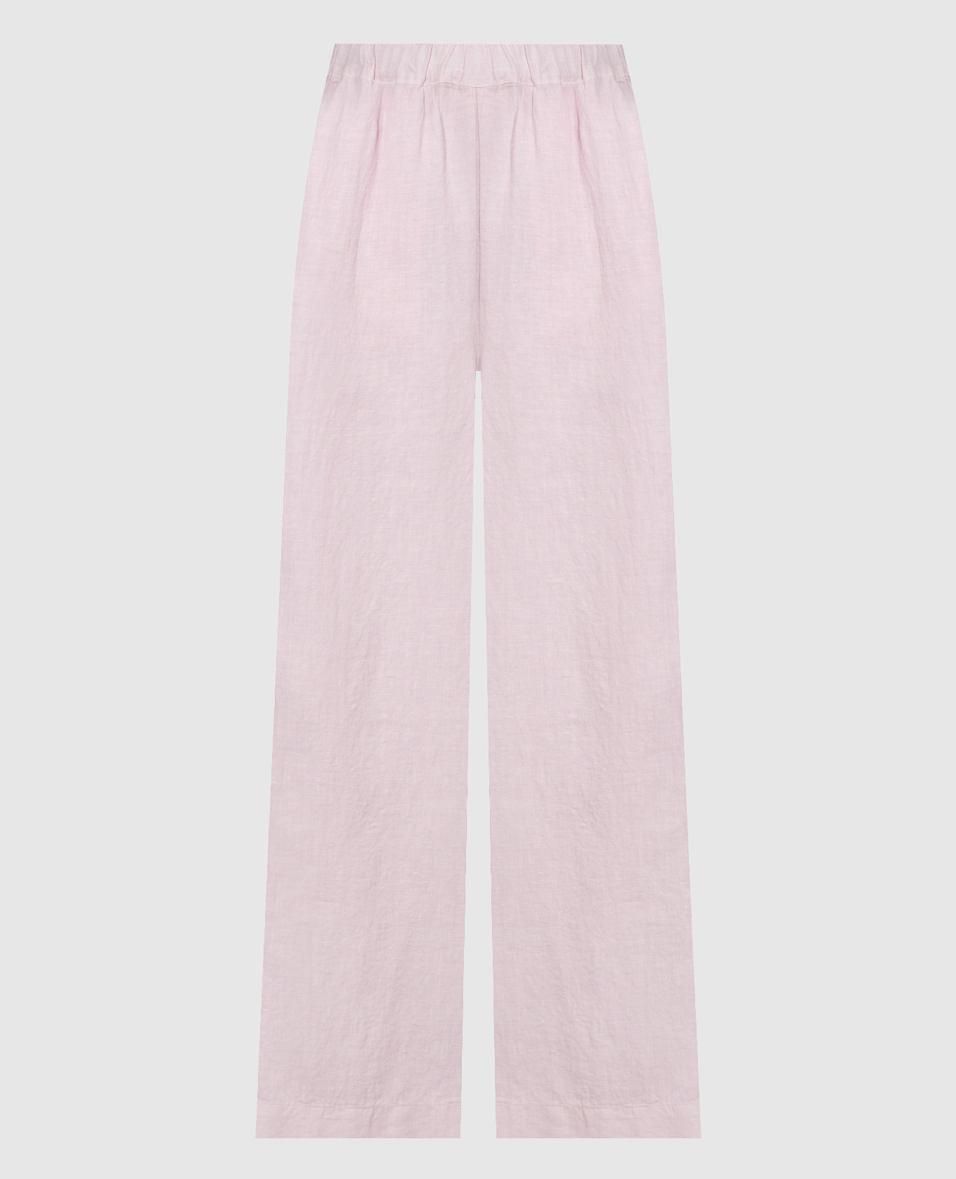 Pink linen pants