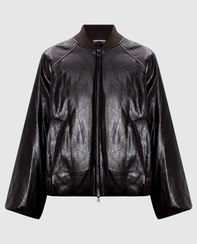 Max Mara Weekend Коричневий пуховий бомбер POTENTE POTENTE