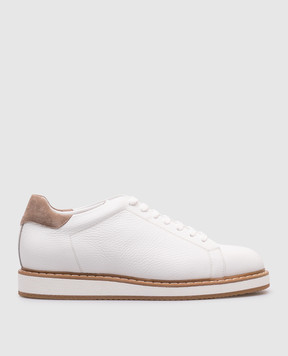 Pini Parma Белые кожаные кроссовки SNEAKBCO
