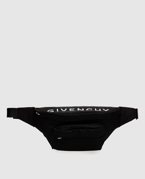 Givenchy Детская черная поясная сумка с логотипом H30841
