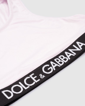 Dolce&Gabbana Дитячий рожевий набір із топа та трусиків L5J713FUGNE