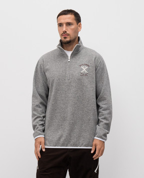 Brunello Cucinelli Сірий меланжевий светр з кашеміром MM840KT60
