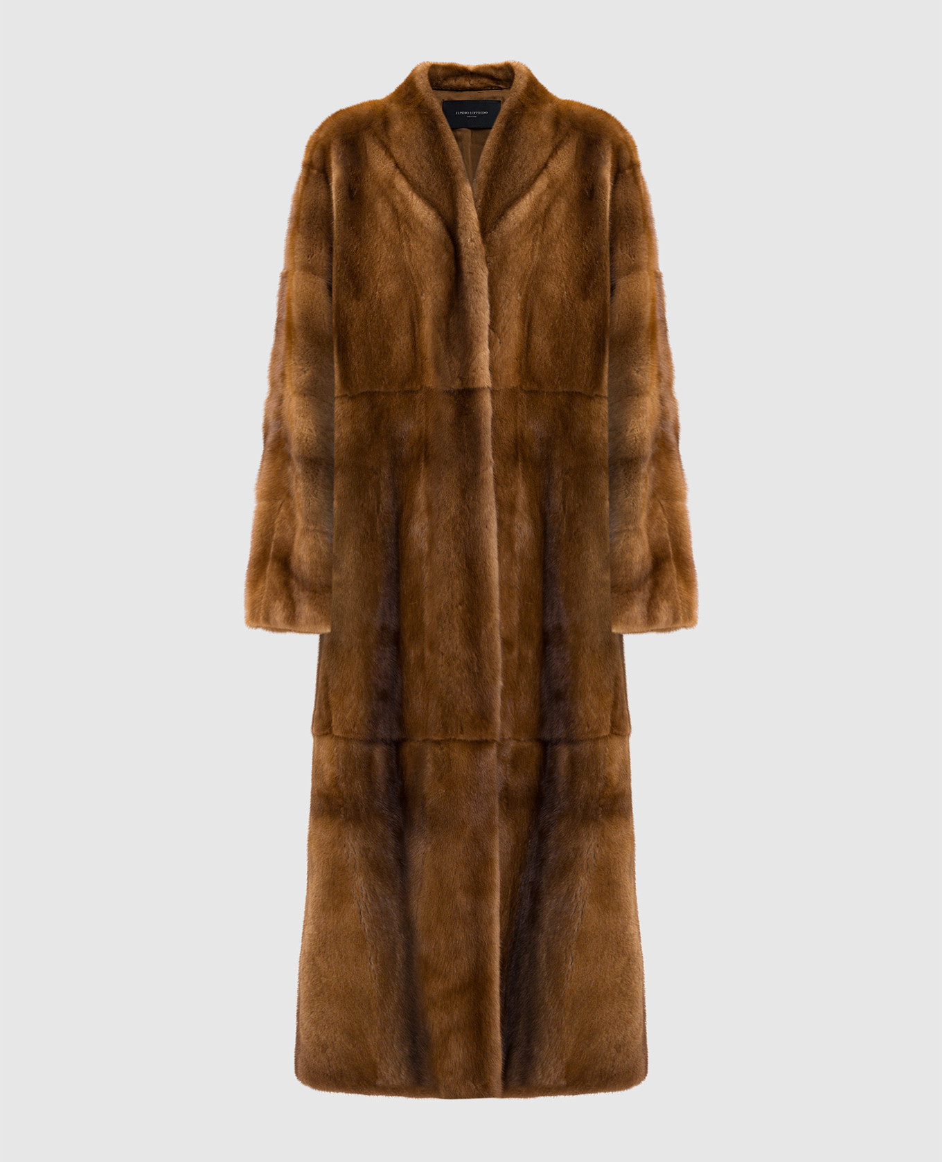 

Коричневая шуба из меха норки, Коричневый, Шубы