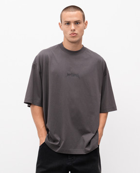 Vetements Сіра футболка з принтом логотипа UH76TR600M