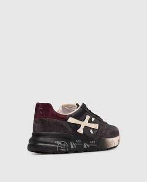 Premiata Серые комбинированные кроссовки MICK MICK