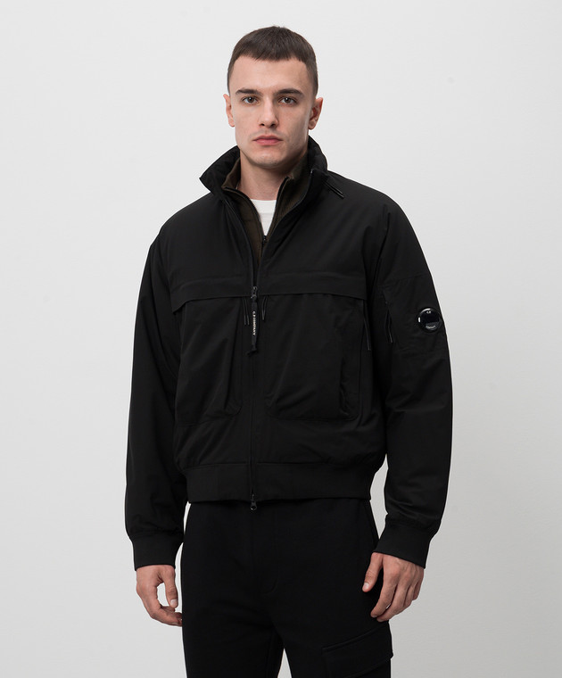 C.P. Company Черная куртка Pro-Tek с логотипом MOW105A004117A изображение 3