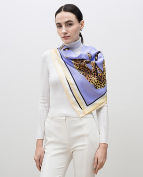 Givenchy Фіолетова хустка із шовку GW9090SS992