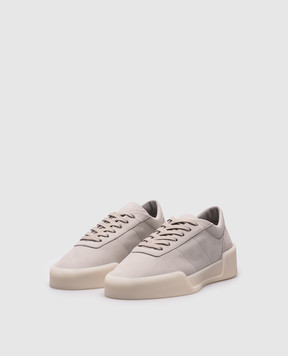 Fear of God Серые кроссовки Aerobic Low с нубуком с логотипом FGE280101NUBm